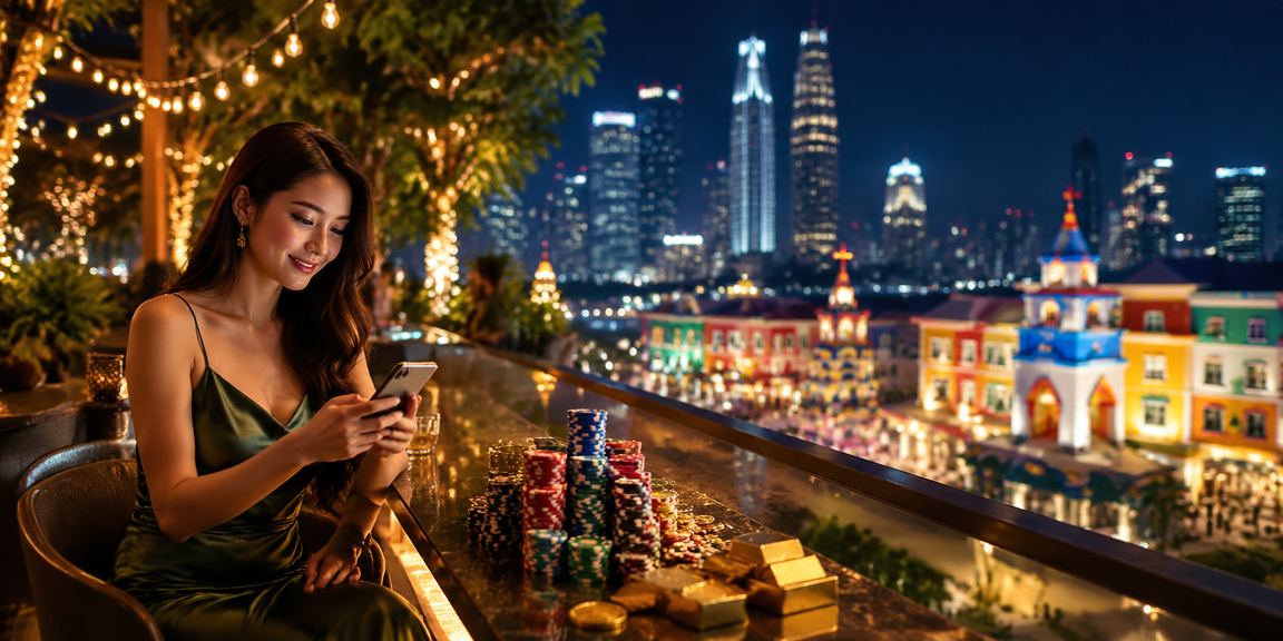 Pemain Malaysia menikmati permainan poker dalam talian dengan suasana kasino profesional